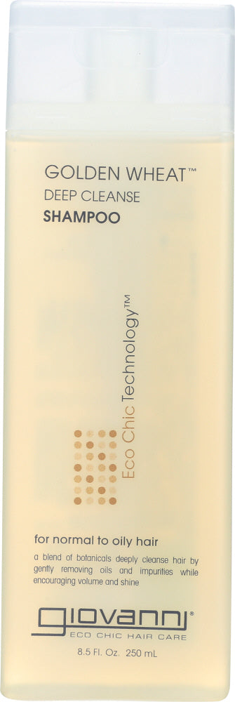GIOVANNI COSMETICS: Golden Wheat Shampoo For Normal To Oily Hair, 8.5  oz