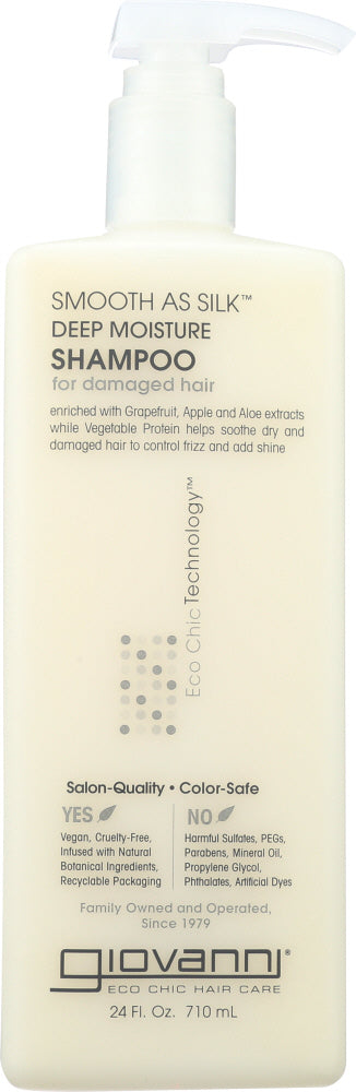 GIOVANNI COSMETICS: Smooth as Silk Deep Moisture Shampoo, 24 oz