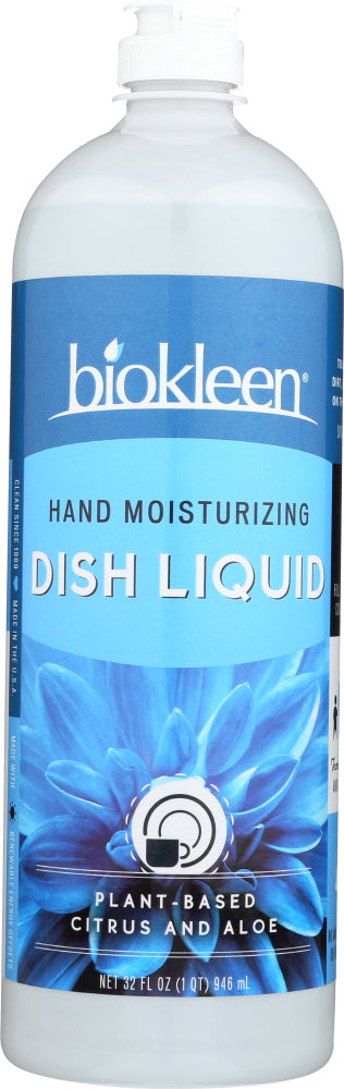 BIO KLEEN: Hand Moisturizing Natural Dish Liquid, 32 oz