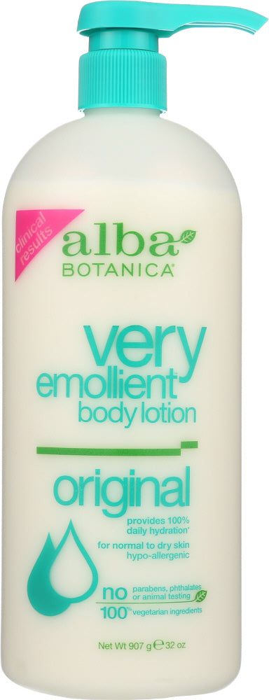 ALBA BOTANICA: Very Emollient Body Lotion Original, 32 oz