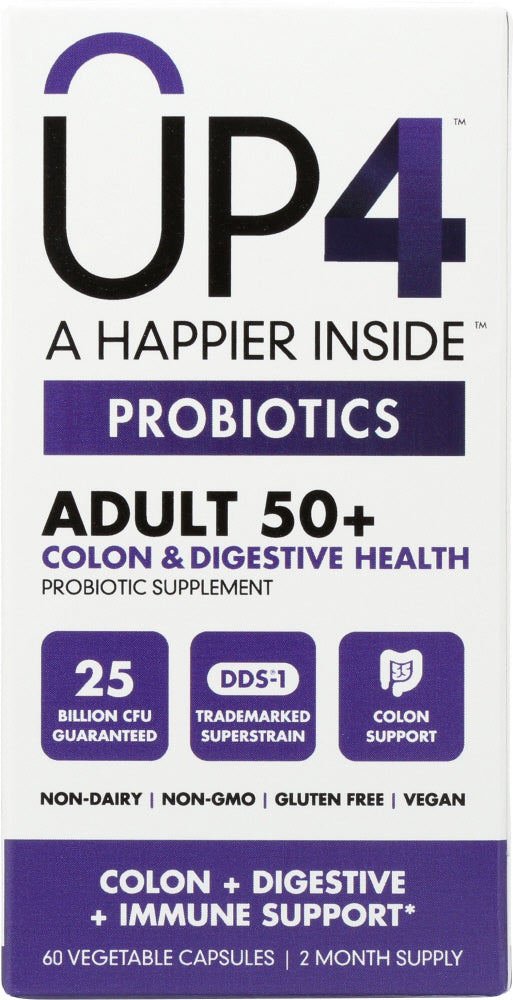 UP4: Probiotics with DDS -1 Senior Capsules, 60 caps