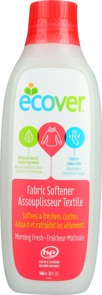 ECOVER: Fabric Softener Morning Fresh, 32 oz