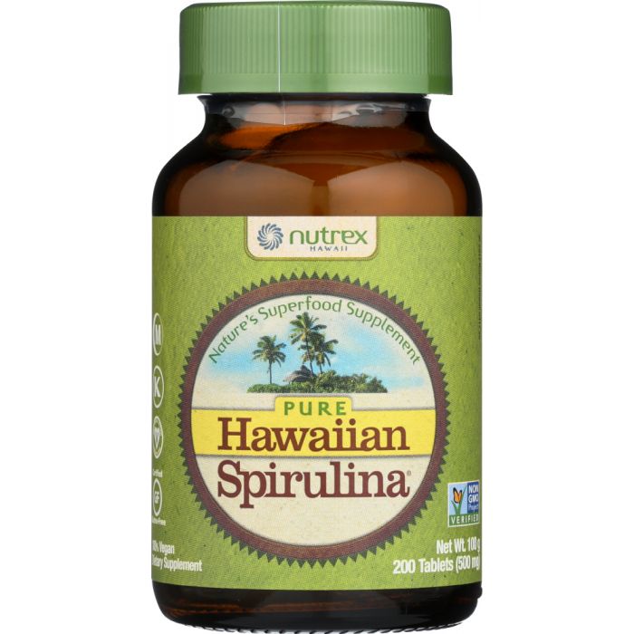 NUTREX: Hawaii Spirulina Pacifica Pure Hawaiian Nature's Multi-Vitamin Powder, 5 oz