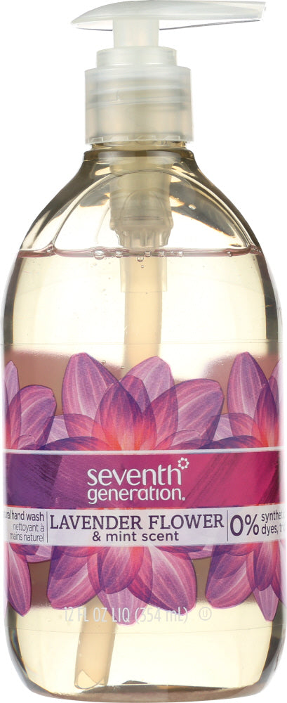 SEVENTH GENERATION: Natural Hand Wash Lavender Flower & Mint, 12 oz