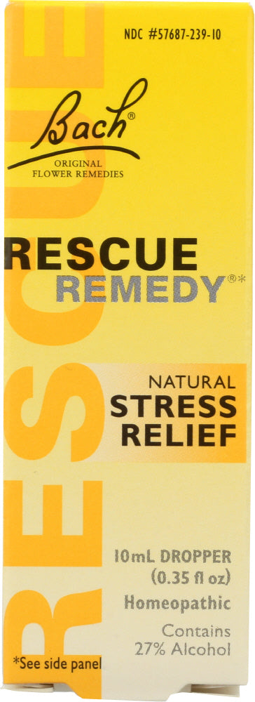 BACH ORIGINAL FLOWER ESSENCES: Rescue Remedy Natural Stress Relief, 0.35 oz