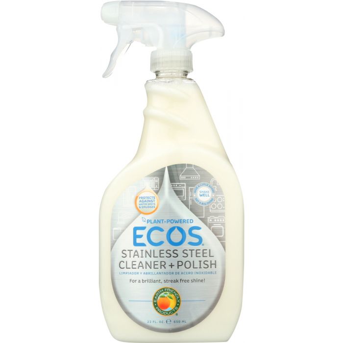 EARTH FRIENDLY: Stainless Steel Cleaner + Polish, 22 oz