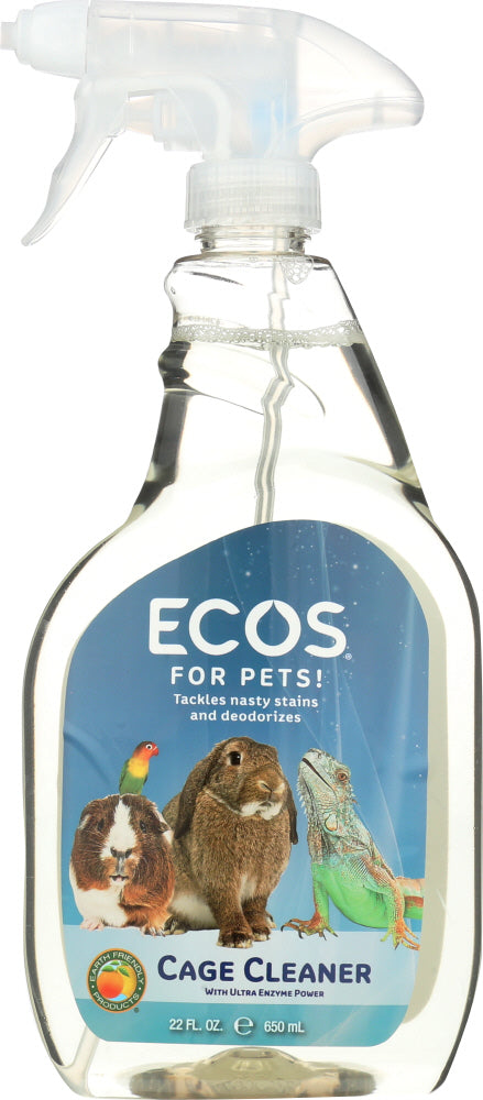 EARTH FRIENDLY: For Pets Cage Cleaner Spray, 22 oz