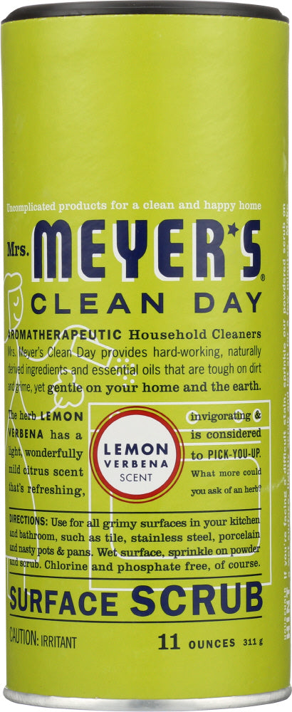 MRS. MEYER'S: Clean Day Surface Scrub Lemon Verbena Scent, 11 oz