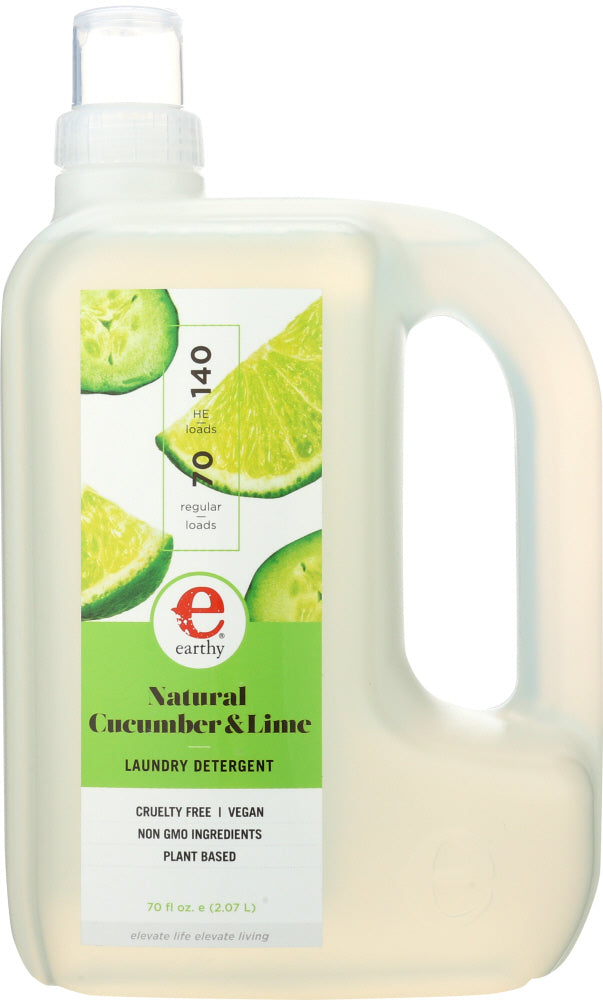 EARTHY: Laundry Detergent Cucumber & Lime, 70 oz