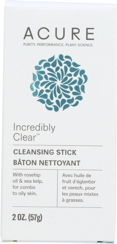 ACURE: Incredibly Clear Cleansing Stick, 2 oz