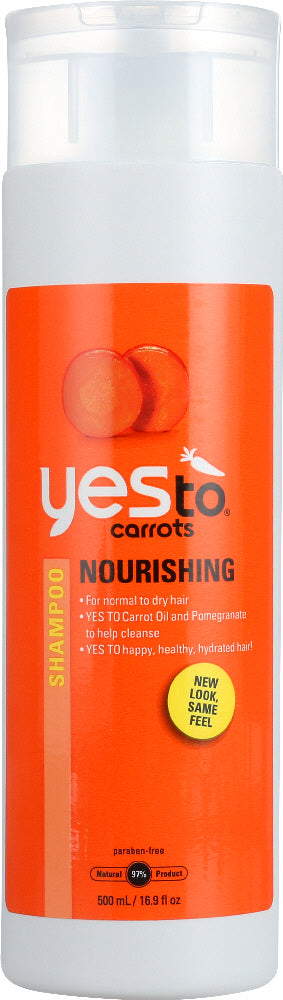 YES TO: Carrots Shampoo Nourishing for Normal to Dry Hair, 16.9 oz