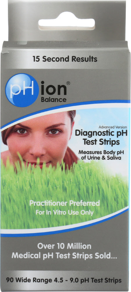 PHION BALANCE: Diagnostic pH Test Strips, 90 Strips