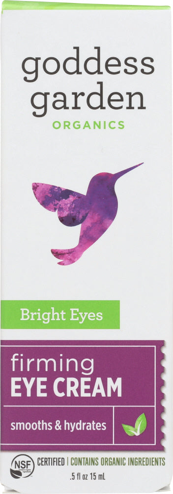 GODDESS GARDEN: Bright Eyes Firming Eye Cream, 0.5 oz