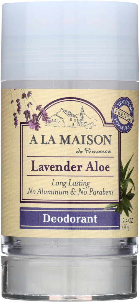 A LA MAISON DE PROVENCE: Deodorant Lavender Aloe, 2.4 oz