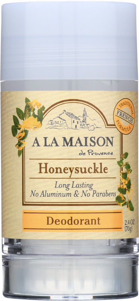 A LA MAISON DE PROVENCE: Deodorant Honeysuckle, 2.4 oz