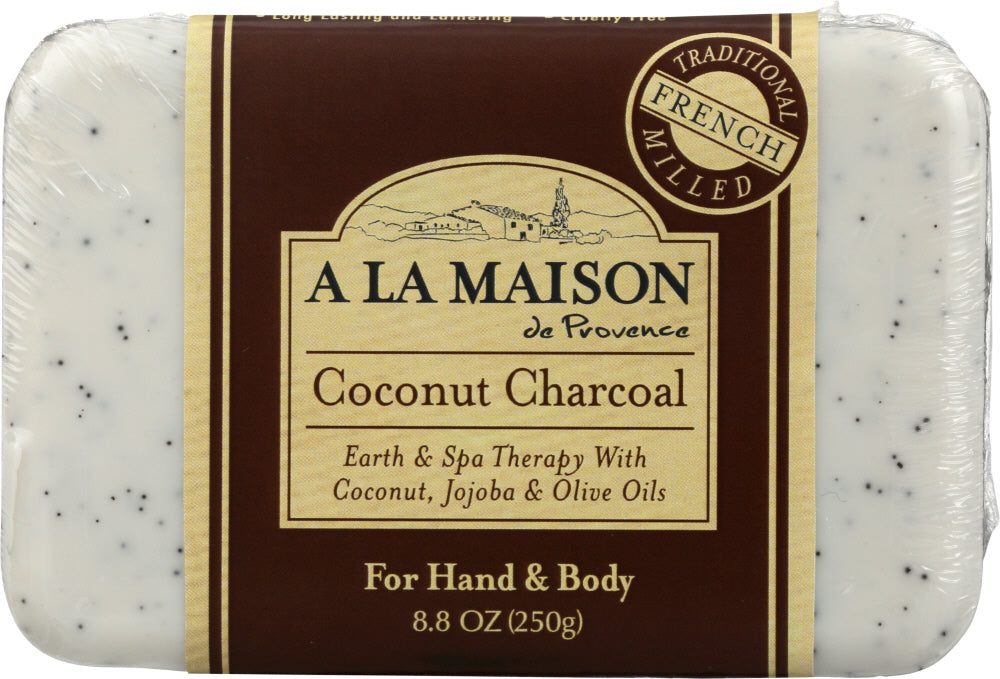 A LA MAISON: Soap Bar Earth Spa Coconut Charcoal, 8.8 oz