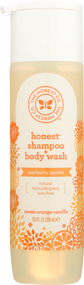 THE HONEST COMPANY: Shampoo Body Wash Orange Vanilla, 10 oz