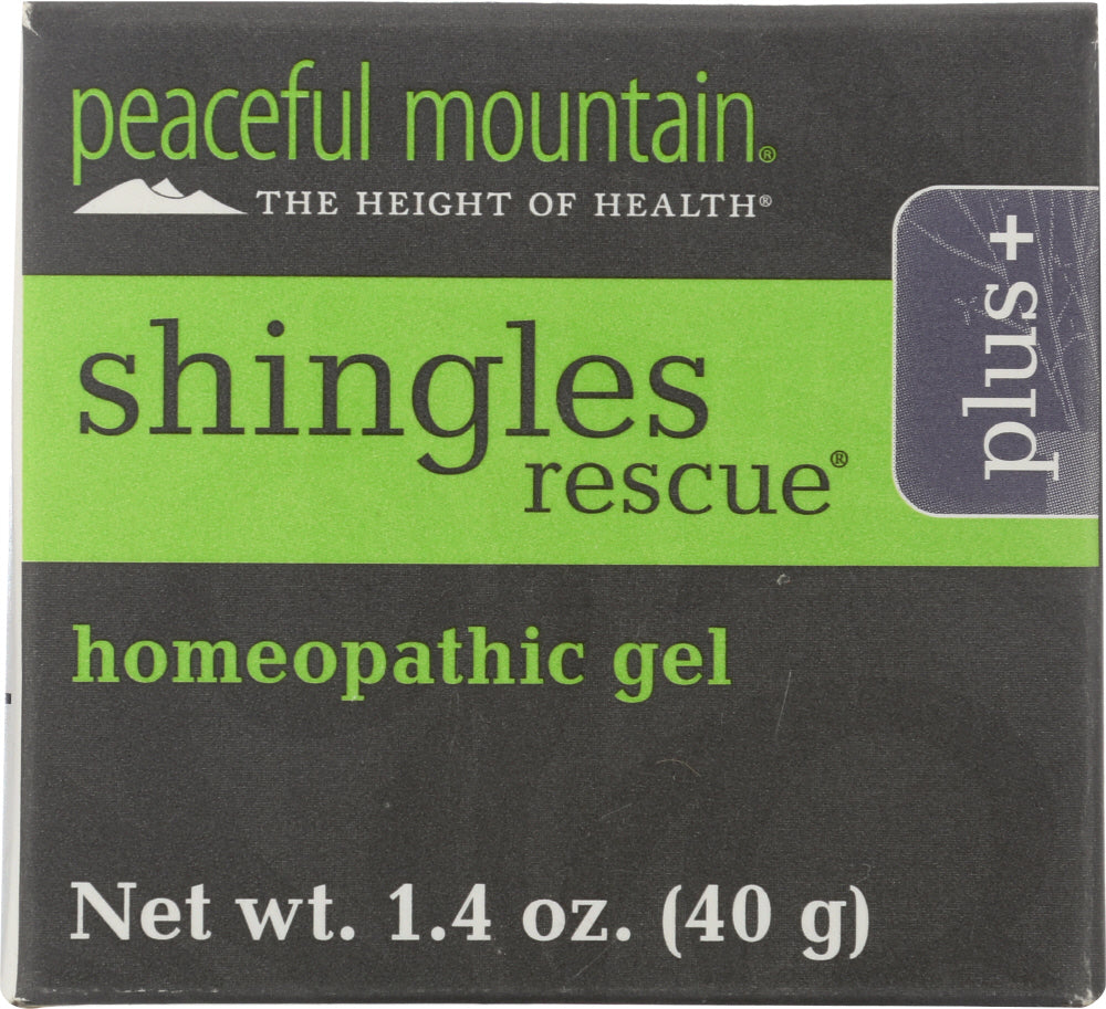 PEACEFUL MOUNTAIN: Shingles Rescue Plus + Homeopathic Gel, 1.4 oz