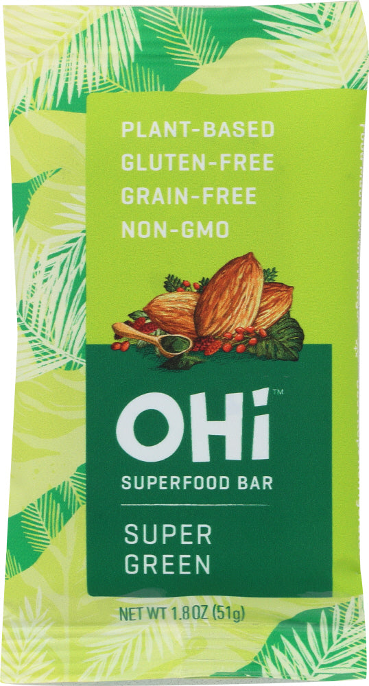 OHI: Superfood Bar Super Green, 1.80 oz
