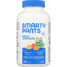 Load image into Gallery viewer, SMARTYPANTS: Adult Complete Gummies with Multivitamin + Omega 3 + Vitamin D, 180 Gummies
