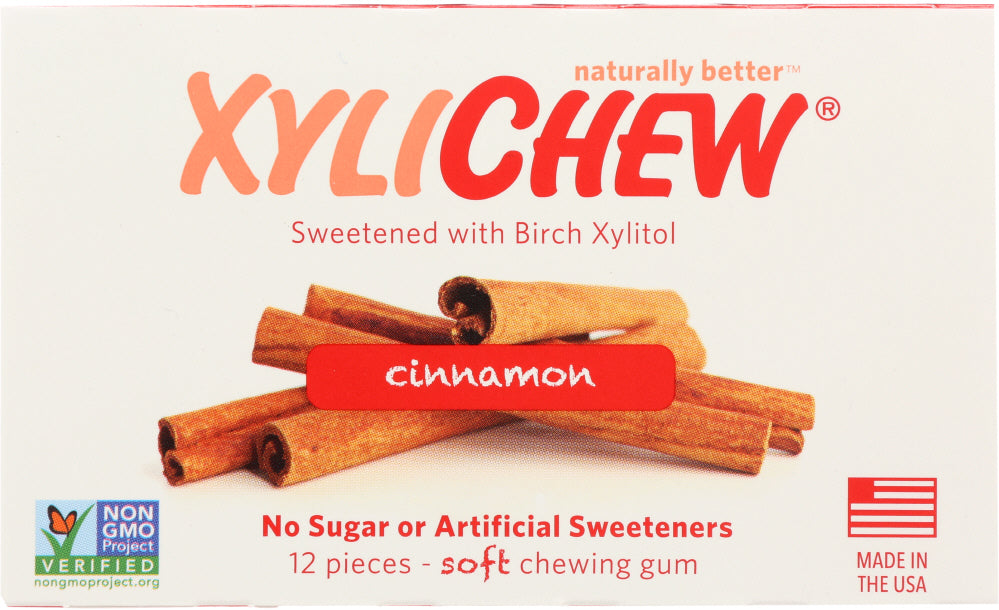 XYLICHEW: Cinnamon Gum Sf, 12 pc
