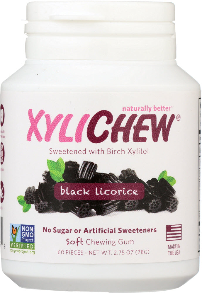 XYLICHEW: Licorice Gum Sf, 60 pc