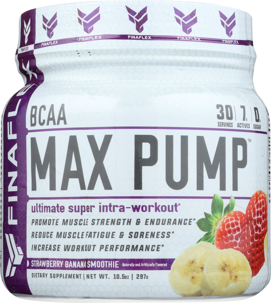 REDEFINE NUTRITION: Bcaa Max Pump Strawberry Banana 297 gm, 10.5 oz