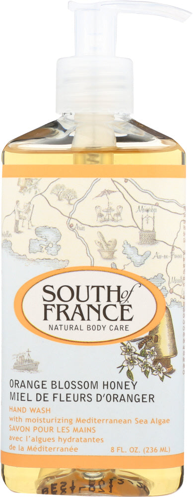 SOUTH OF FRANCE: Hand Wash Orange Blossom Honey, 8 oz