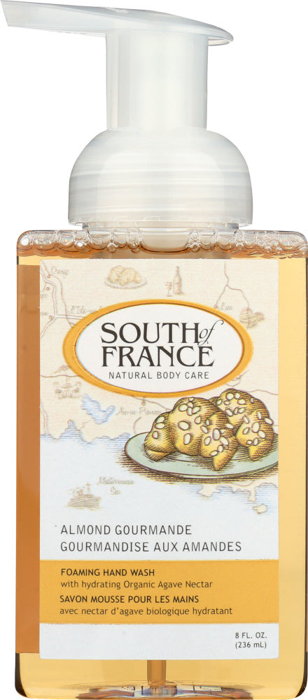 SOUTH OF FRANCE: Almond Gourmande Foaming Hand Wash, 8 Oz
