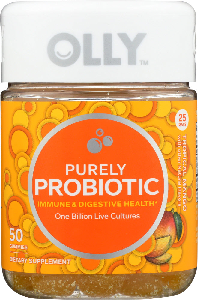 OLLY: Probiotic Tropical Mango Supplement, 50 ea