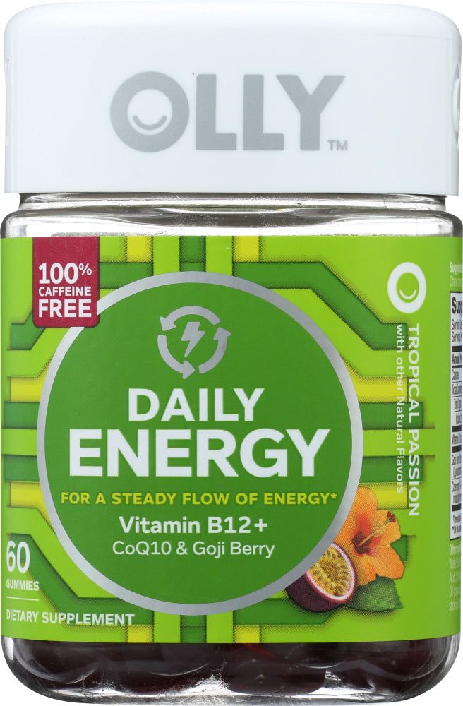 OLLY: Supplement Daily Energy, 60 ea