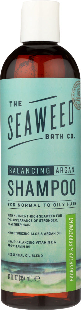 SEA WEED BATH COMPANY: Shampoo Argan Eucalyptus & Peppermint, 12 oz