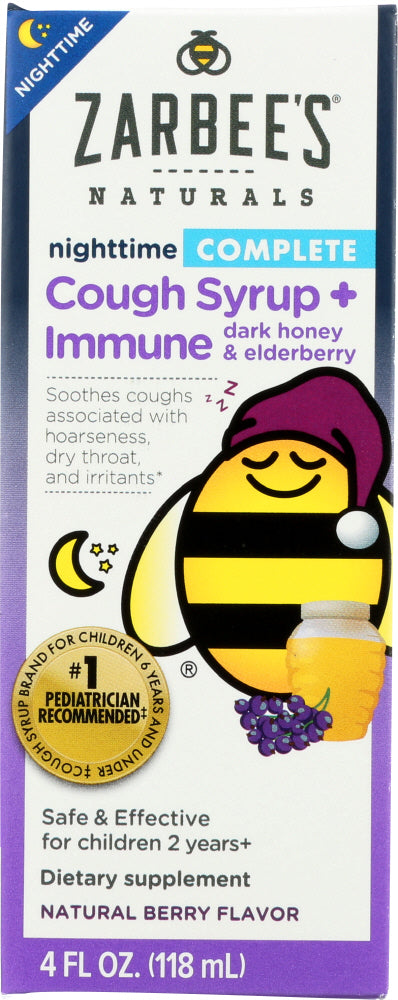 ZARBEES: Syrup Cough Children's Nighttime Berry, 4 fo