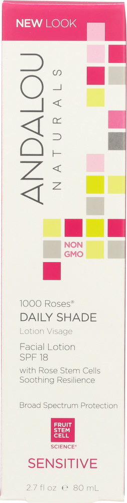 ANDALOU NATURALS: 1000 Roses Daily Shade Facial Lotion SPF 18, 2.7 oz
