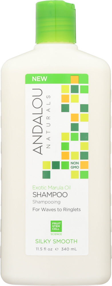 ANDALOU NATURALS: Exotic Marula Oil Silky Smooth Shampoo, 11.5 oz