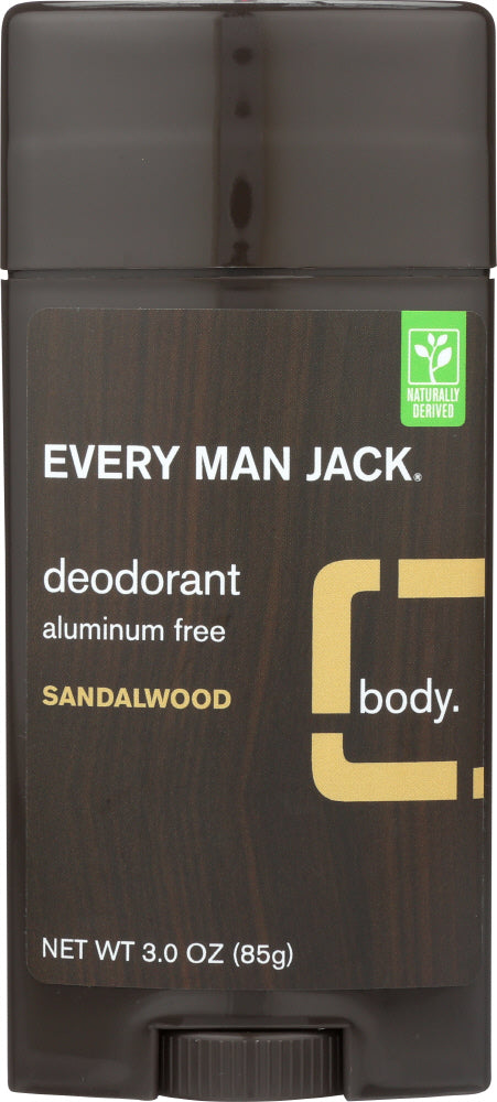 EVERY MAN JACK: Sandalwood Deodorant Stick, 3 oz