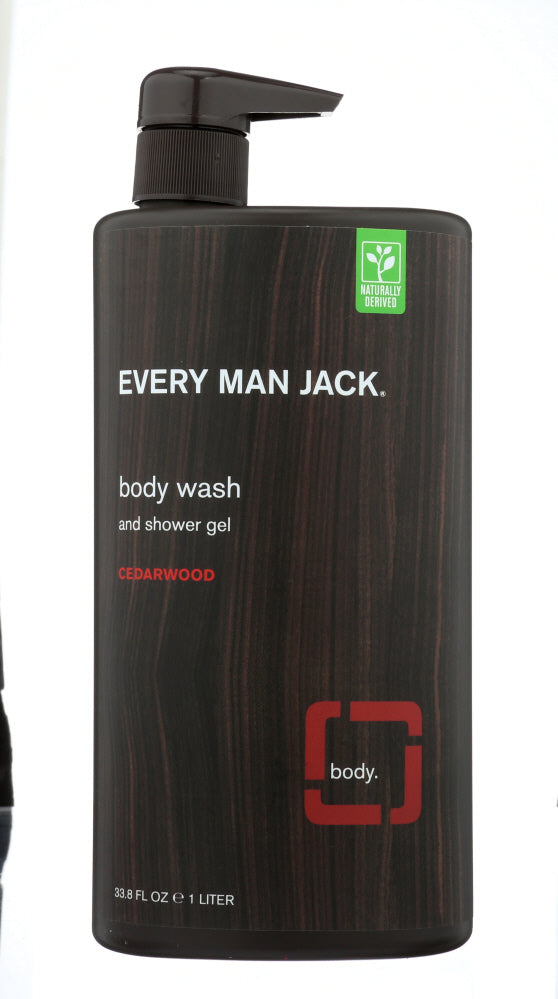 EVERY MAN JACK: Cedarwood Body Wash, 33.8 oz