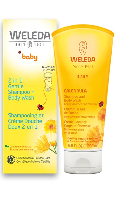 WELEDA: Body Wash and Shampoo Calendula, 6.8 fo