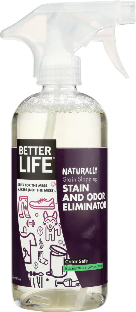 BETTER LIFE: Stain Odor Remover Natural, 16 oz