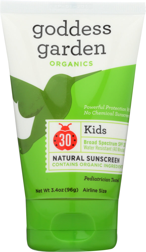 GODDESS GARDEN: Sunscreen Natural Kids, 3.4 oz
