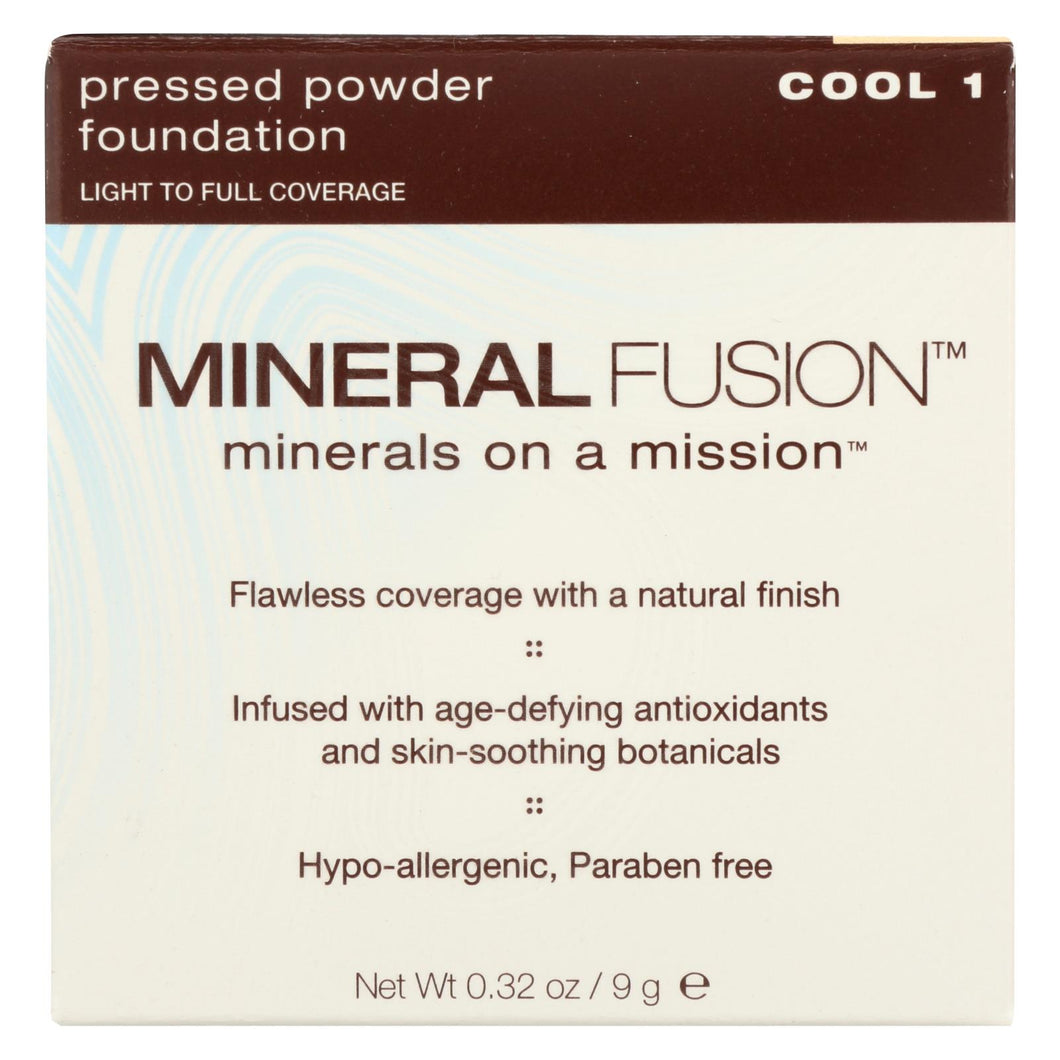 Mineral Fusion - Pressed Powder Foundation - Cool 1 - 0.32 Oz.