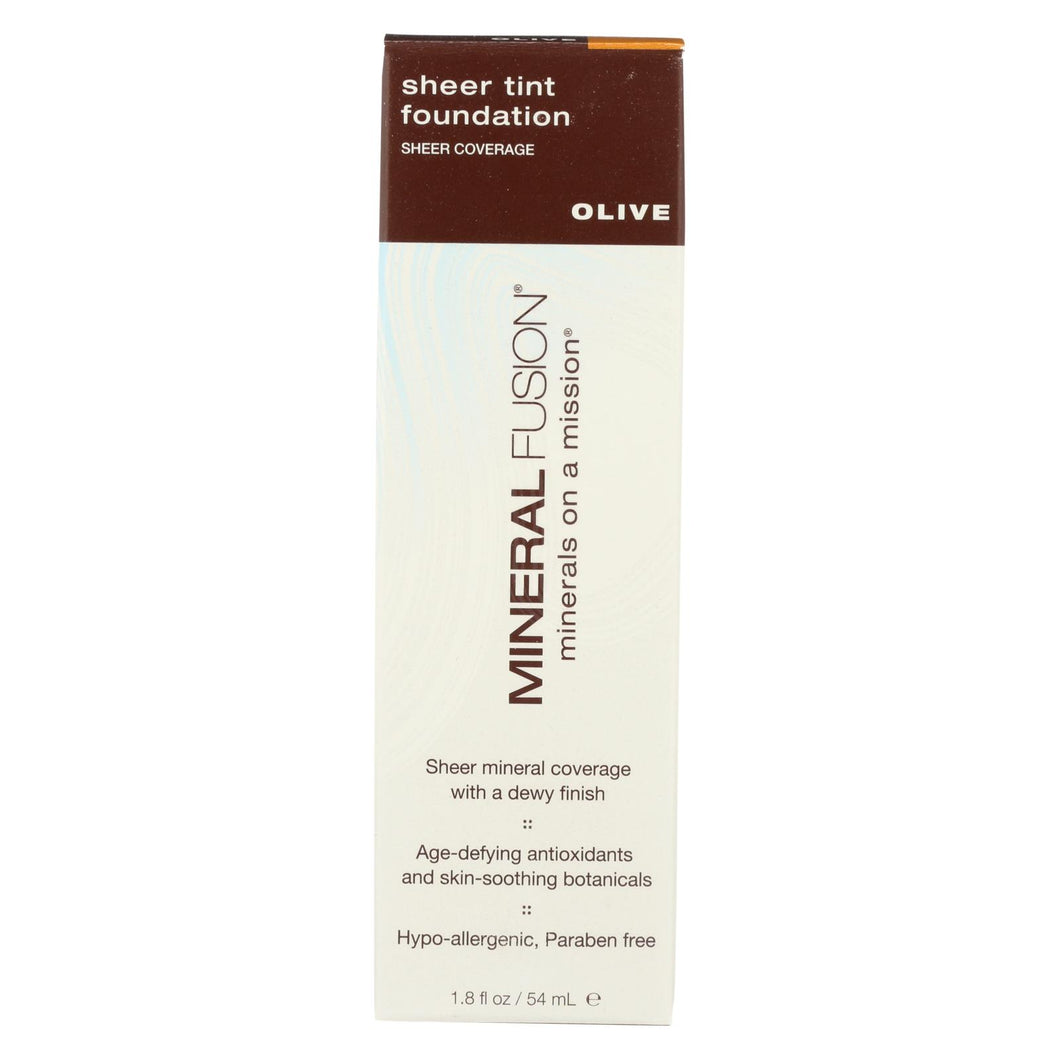 Mineral Fusion - Sheer Tint Mineral Foundation - Olive - 1.8 Oz.