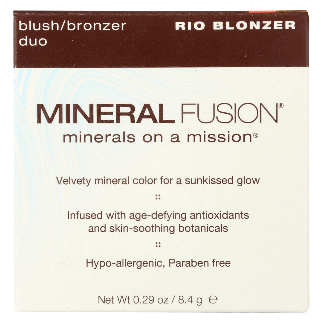 Mineral Fusion Minerals On A Mission Rio Blonzer Blush/bronzer Duo  - 1 Each - .29 Oz