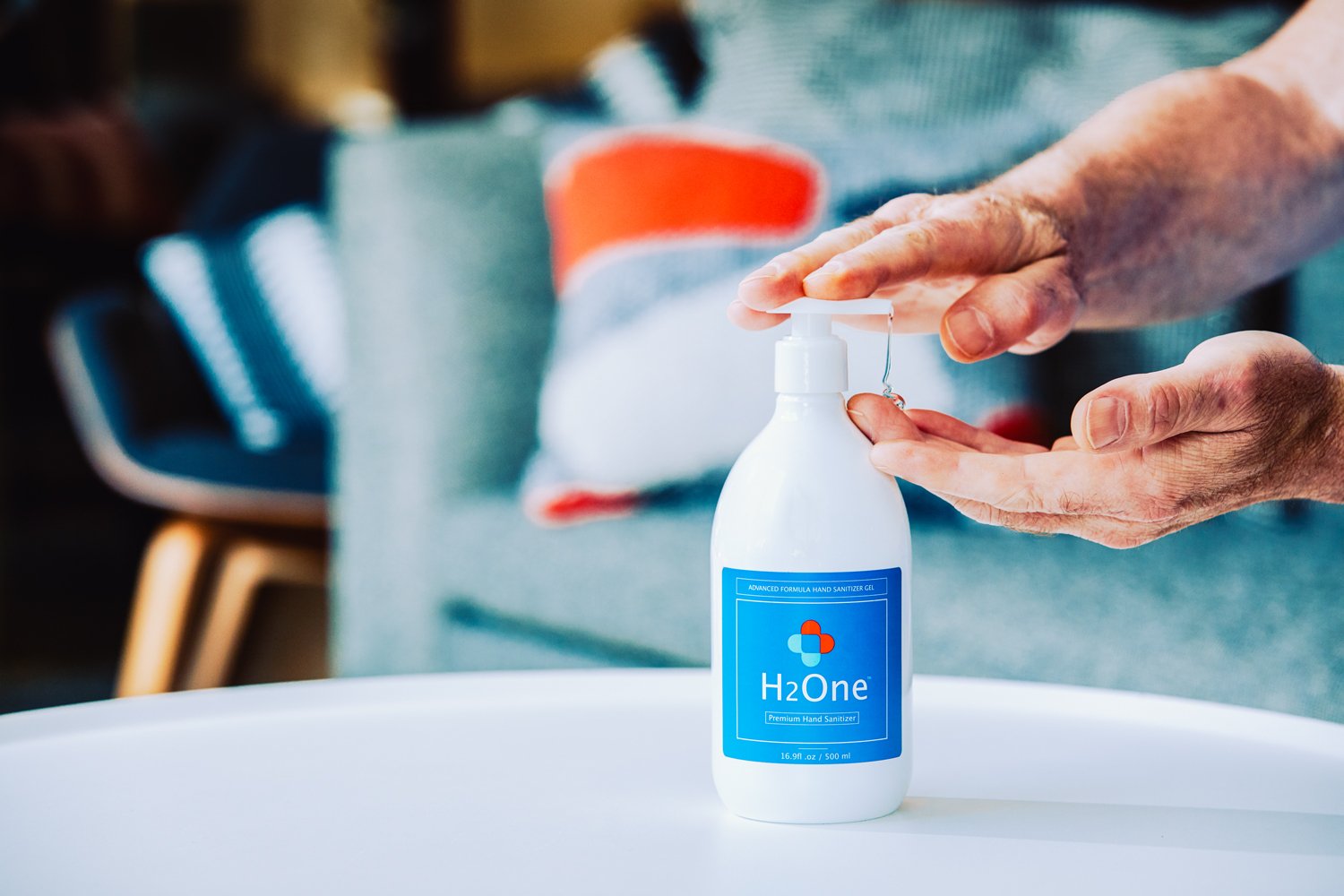 H2One Calming Lavender Hand Sanitizer Gel | 250 ML | 2 Pack | 75