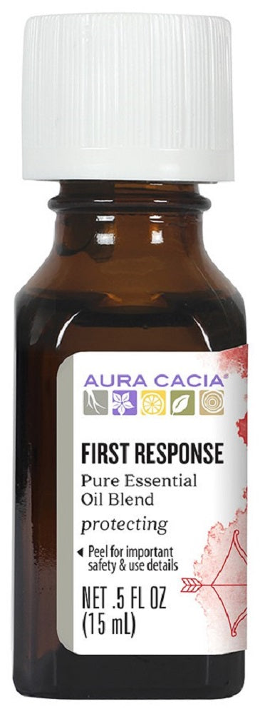 AURA CACIA: First Response Pure Essential Oil Blend, 0.5 oz