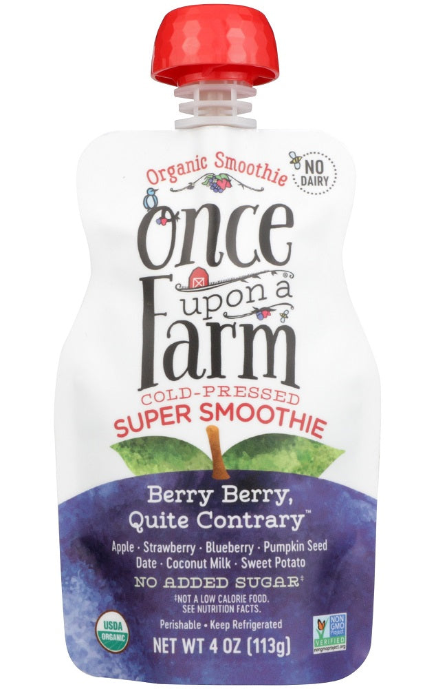 ONCE UPON A FARM: Berry Berry Quite Contrary Super Smoothie, 4 oz
