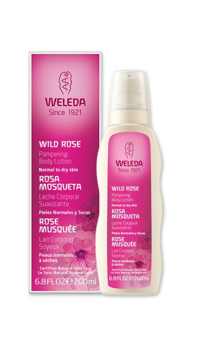 WELEDA: Lotion Body Wild Rose Pampering, 6.8 fo